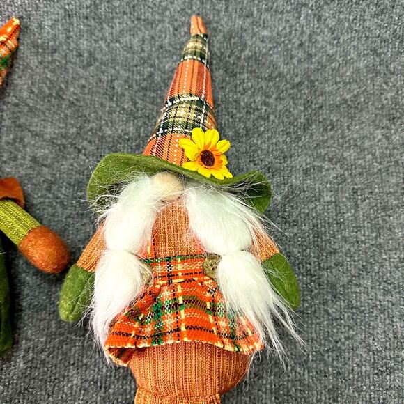 Set of 2 Gnomes Dwarf Stuffed Plush Couple Decorative - Picture 4 of 9